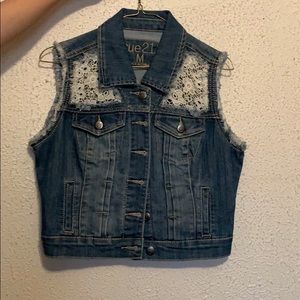 Lacey, denim vest